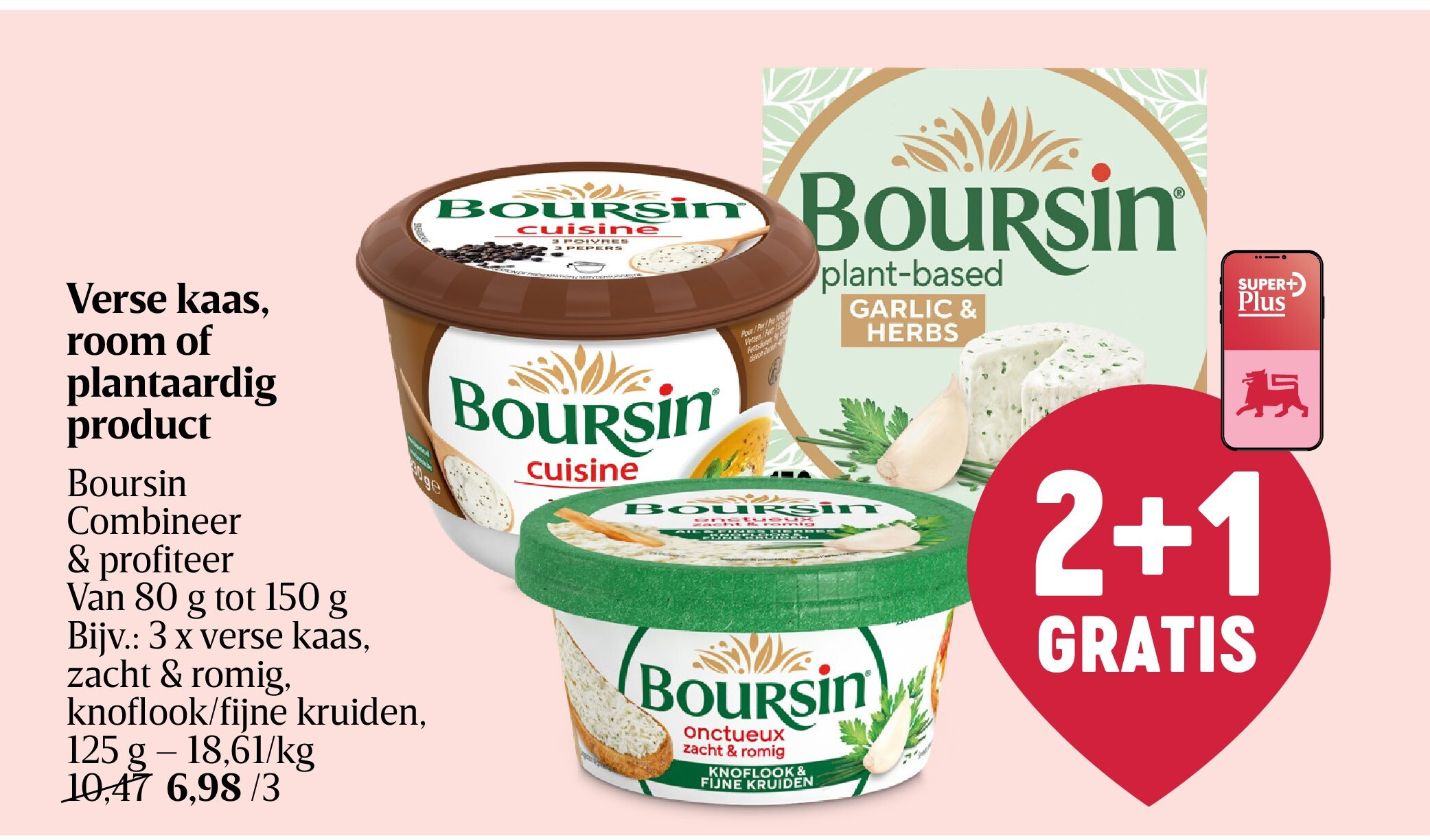 Verse kaas, room of plantaardig product