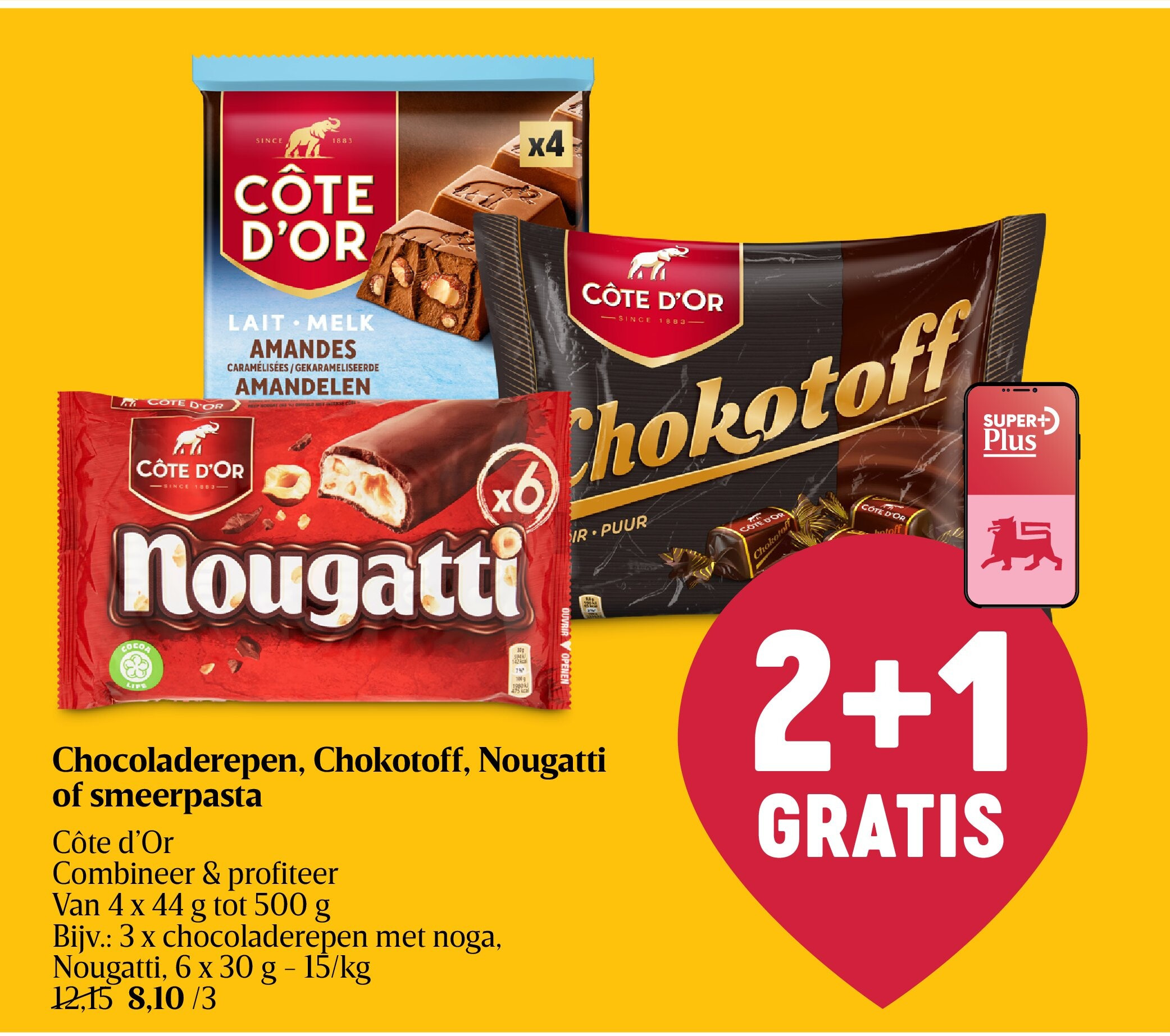 Chocoladerepen, Chokotoff, Nougatti of smeerpasta