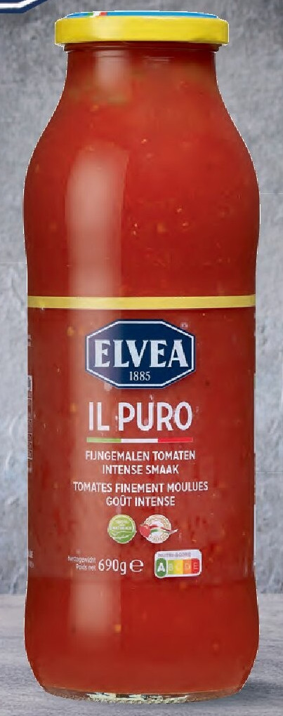 Elvea Il Puro fijngemalen tomaten 690 g