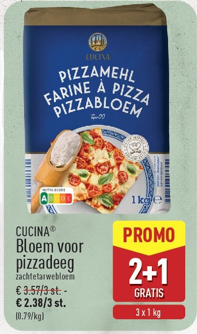 Bloem voor pizzadeeg