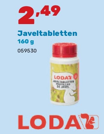 Javeltabletten 160 g
