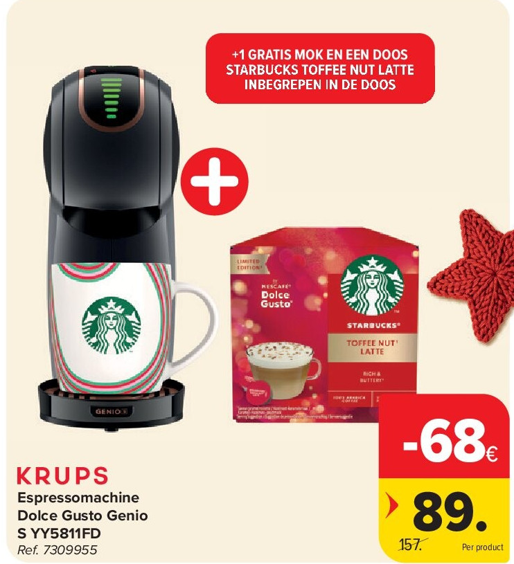 Espressomachine Dolce Gusto Genio S YY5811FD