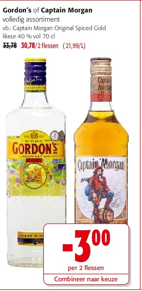 Captain Morgan Original Spiced Gold likeur 40 % vol 70 cl