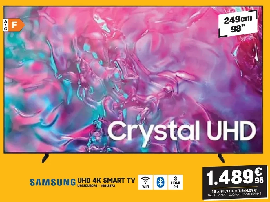 SAMSUNG UHD 4K SMART TV