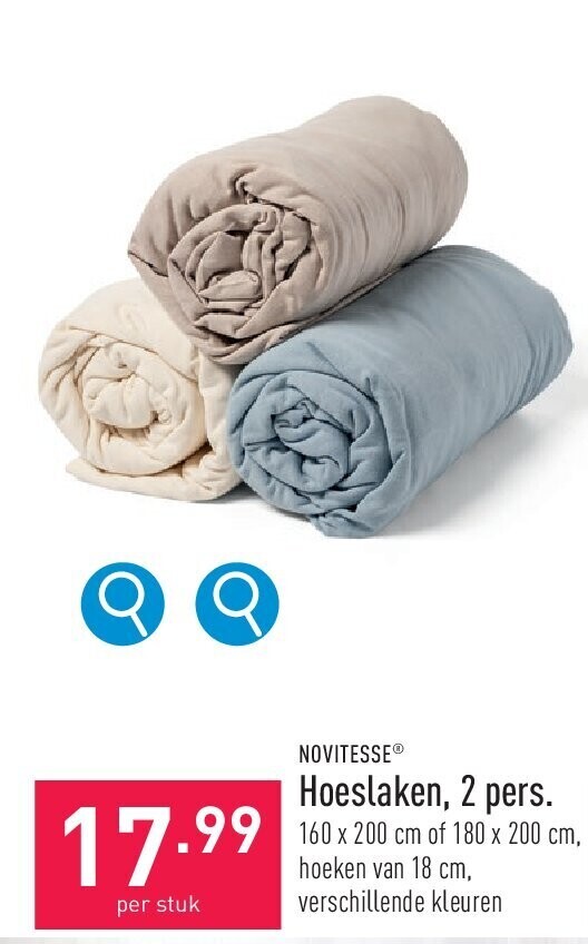Hoeslaken, 2 pers.