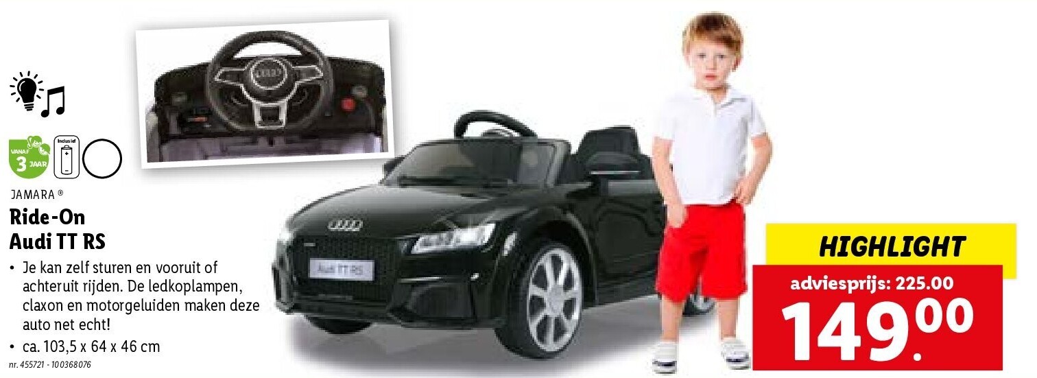 Ride-On Audi TT RS
