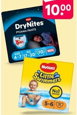 Huggies DryNites en Little Swimmers
