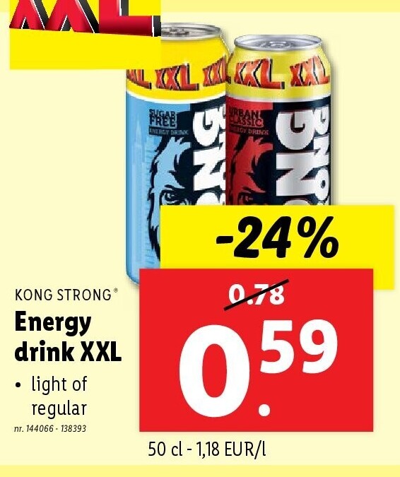 Energy drink XXL