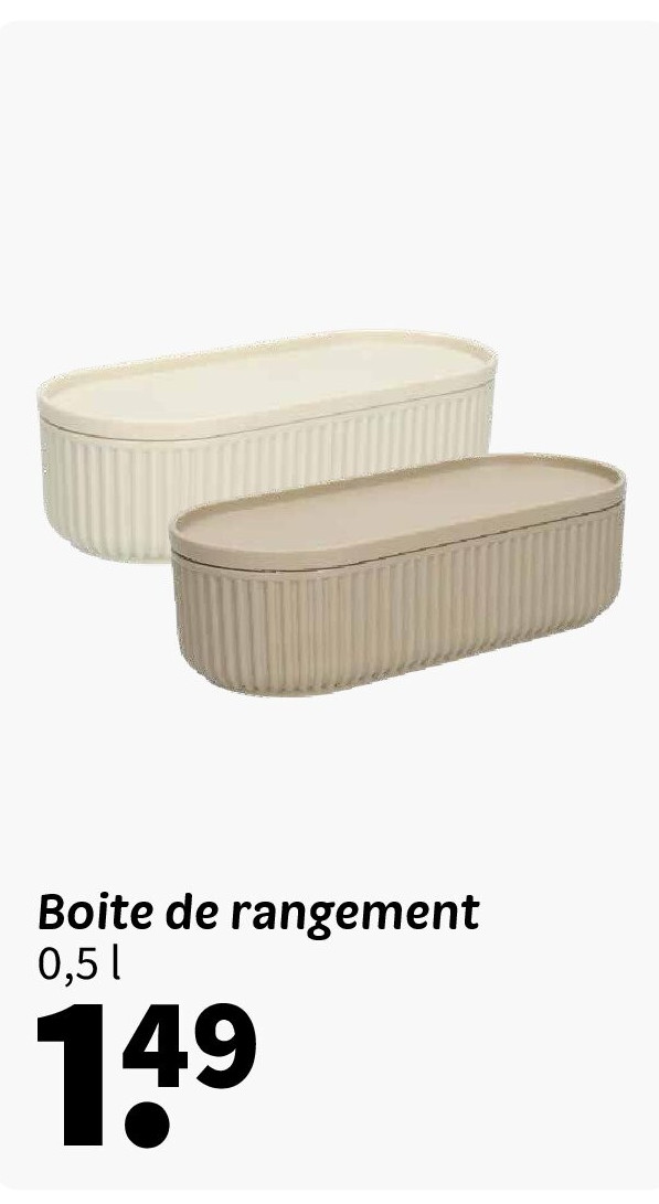 Boite de rangement
