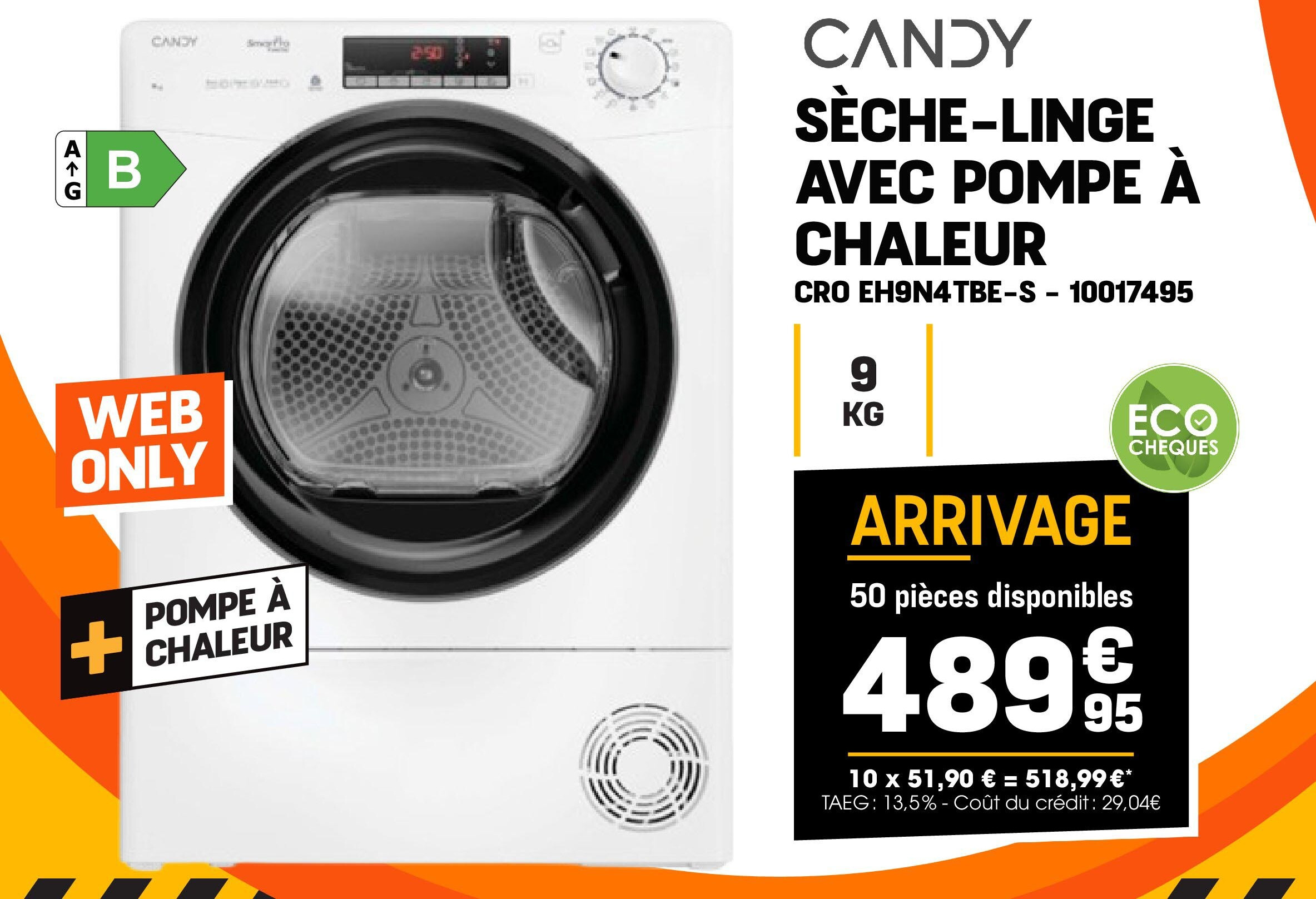 SÈCHE-LINGE AVEC POMPE À CHALEUR