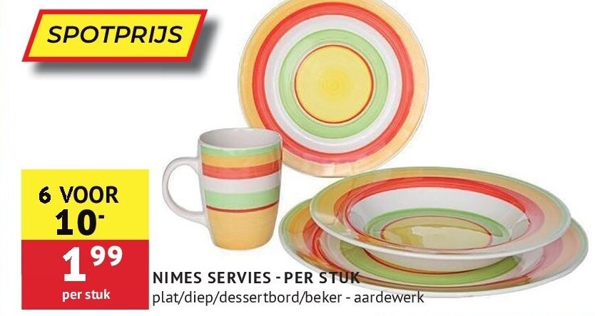 NIMES SERVIES - PER STUK