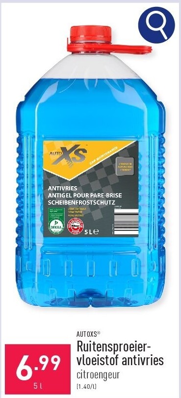 Ruitensproeiervloeistof antivries