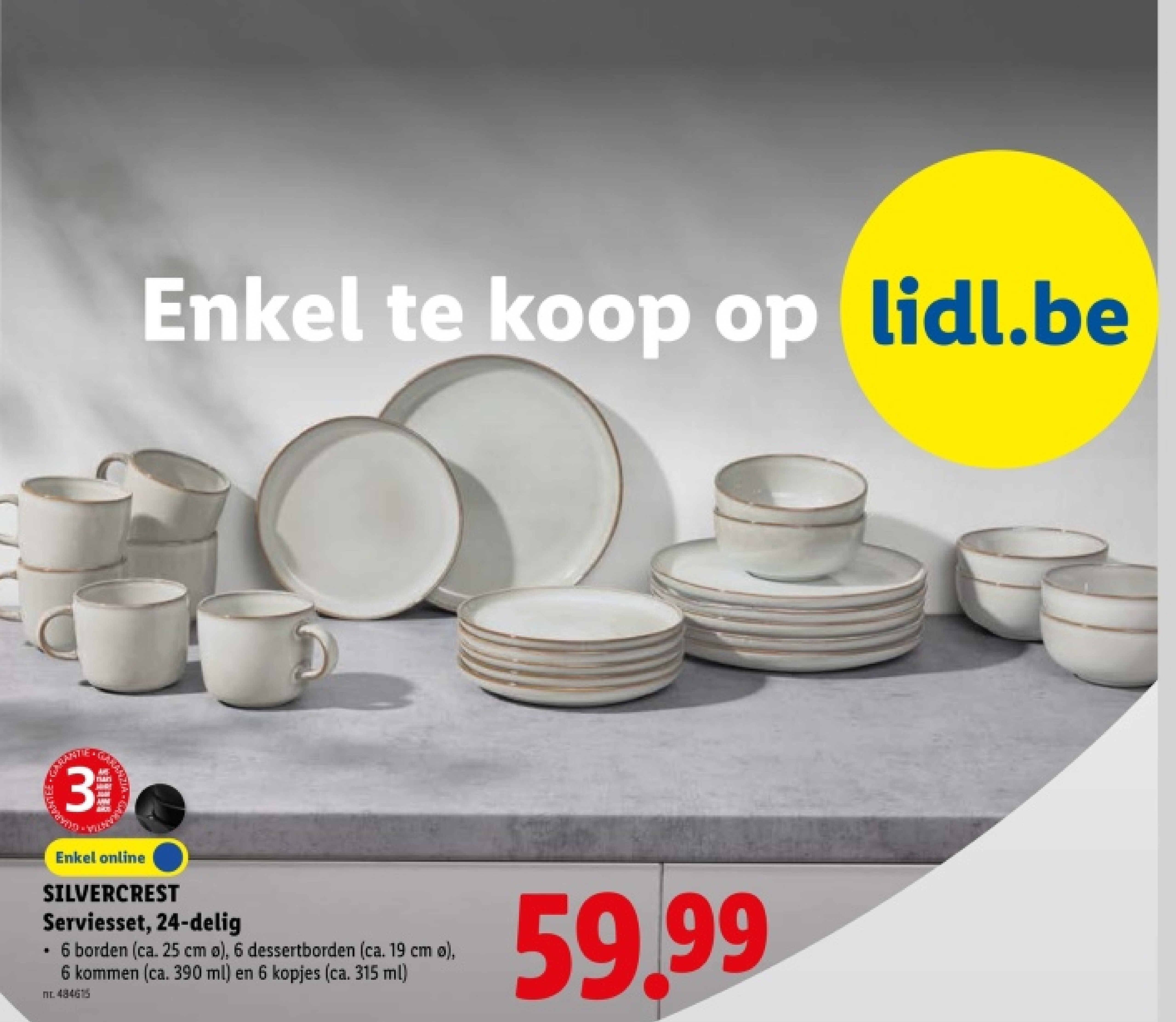 Serviesset, 24-delig