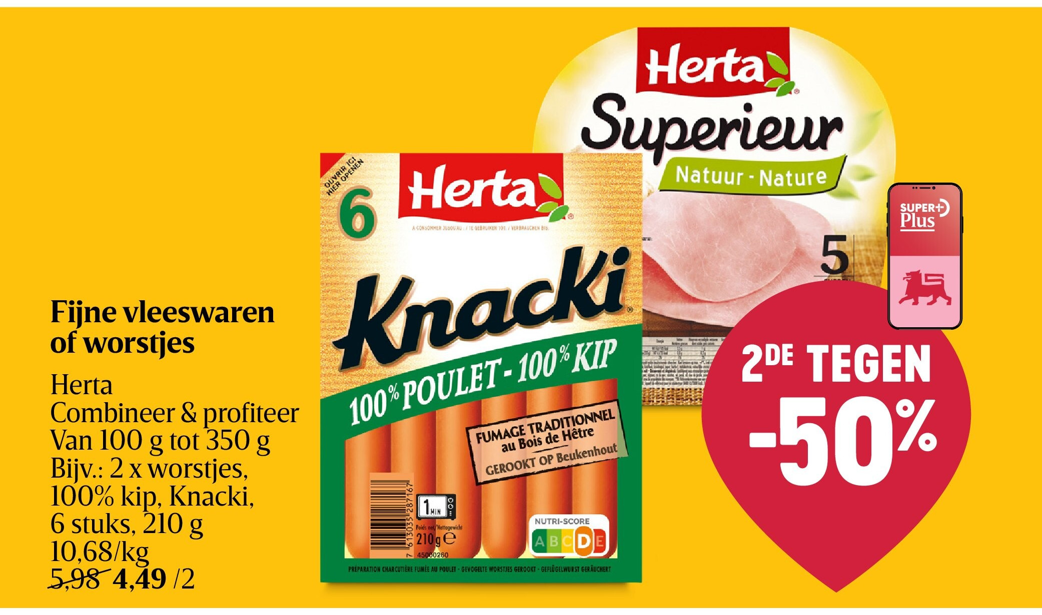 Fijne vleeswaren of worstjes