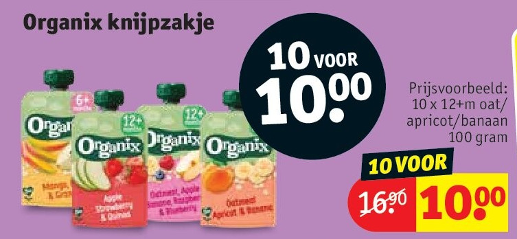 Organix knijpzakje