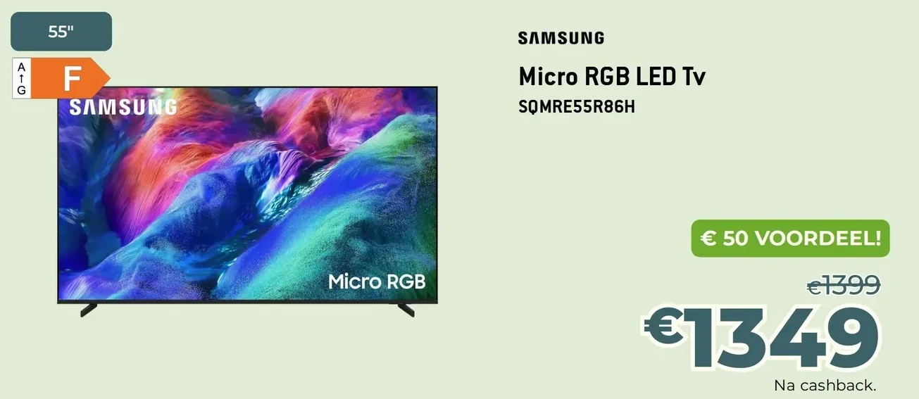SAMSUNG Micro RGB LED Tv