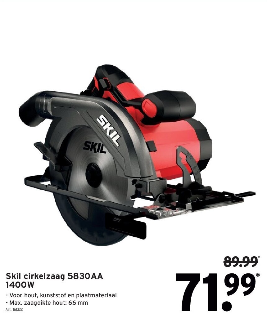 Skil cirkelzaag 5830AA 1400W