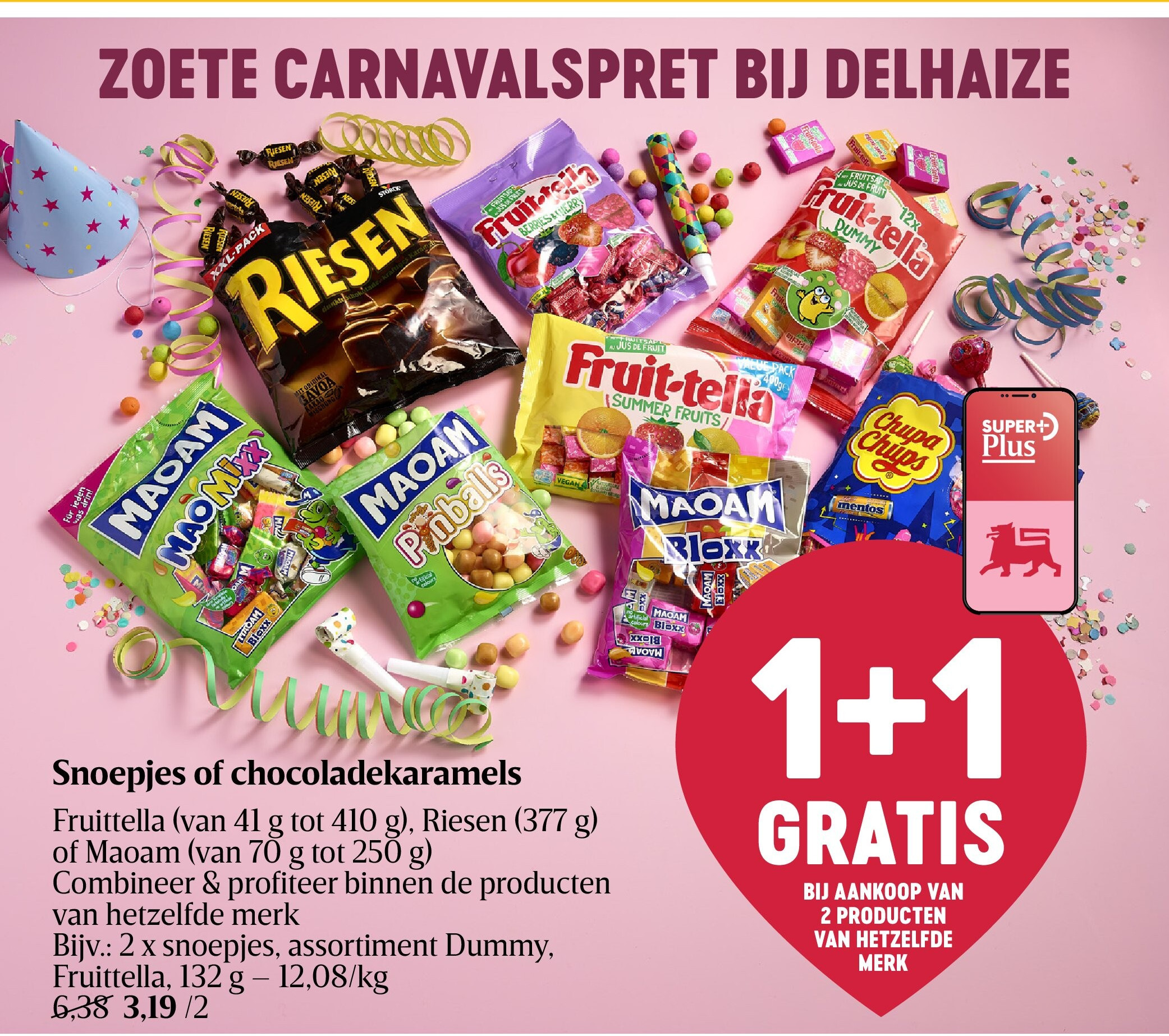 Snoepjes of chocoladekaramels