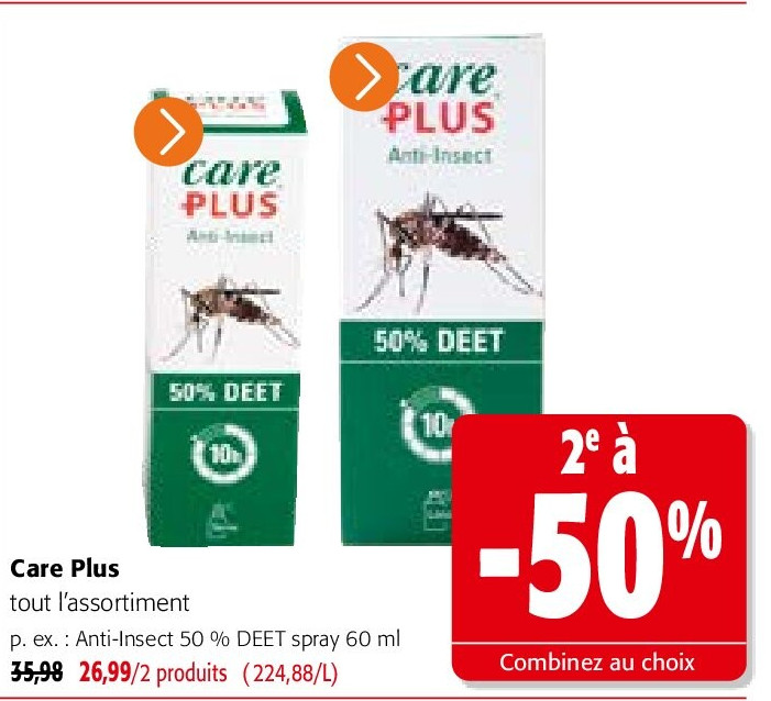 Care Plus Anti-Insect 50 % DEET spray 60 ml