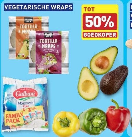 VEGETARISCHE WRAPS