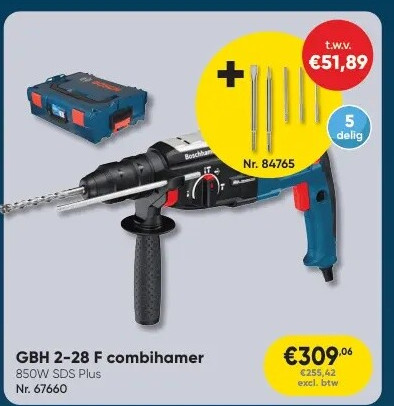 GBH 2-28 F combihamer 850W SDS Plus Nr. 67660