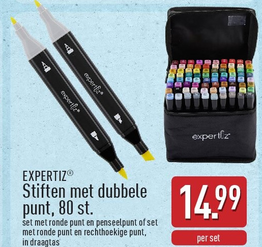 Stiften met dubbele punt, 80st.