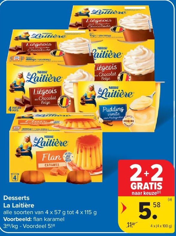 Desserts La Laitière