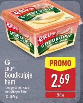 Goudkuipje ham