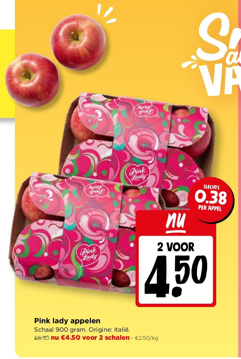 Pink lady appelen