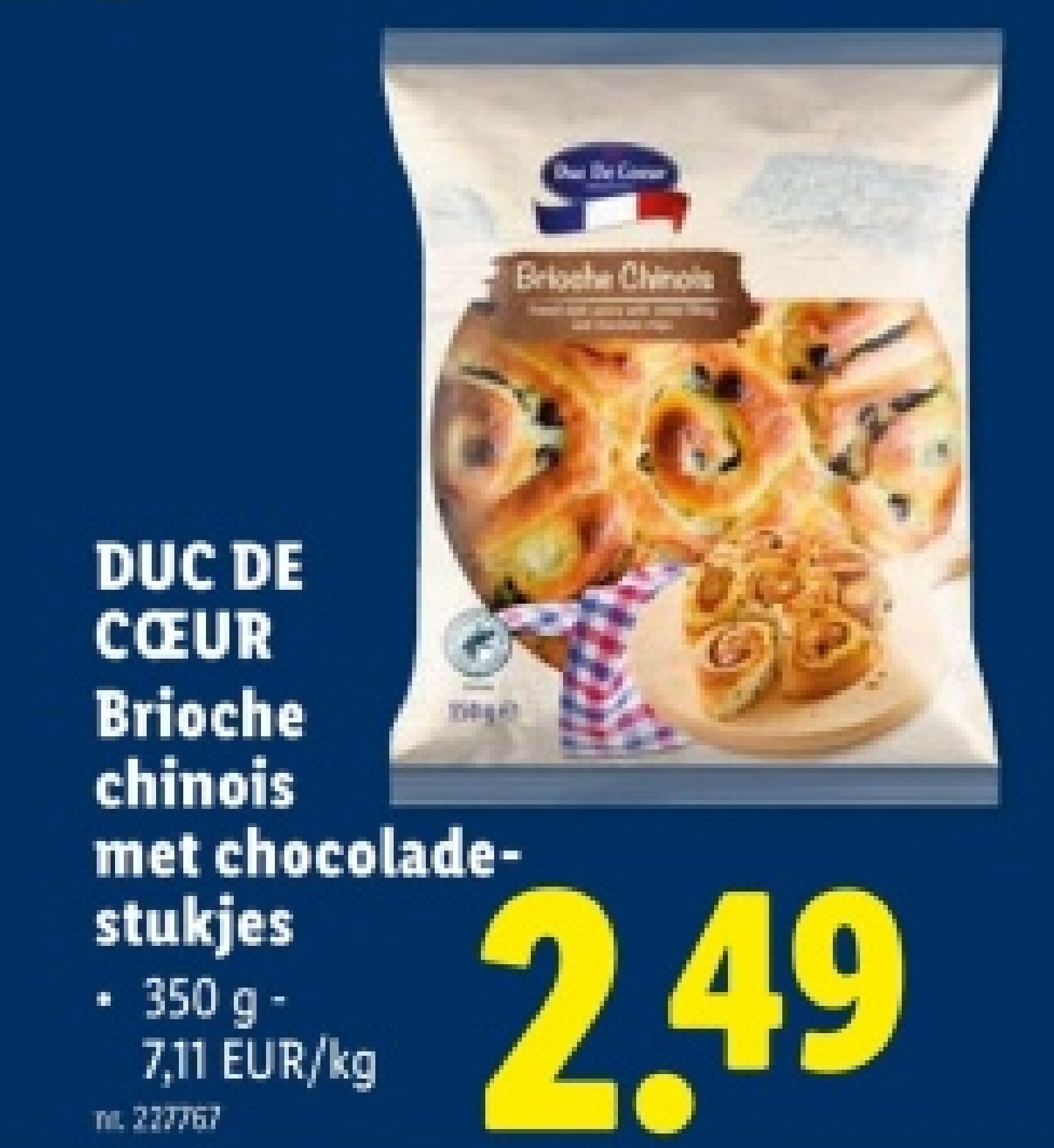Brioche chinois met chocoladestukjes
