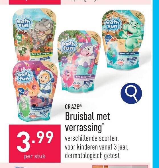 Bruisbal met verrassing