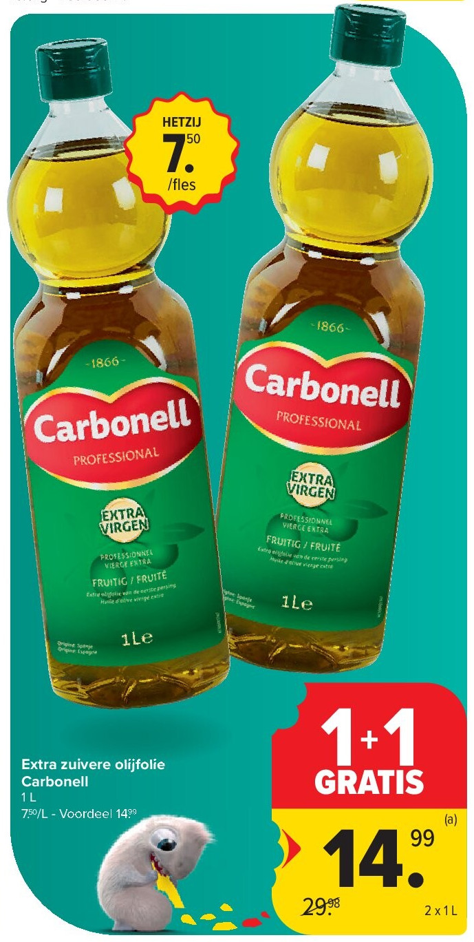 Extra zuivere olijfolie Carbonell