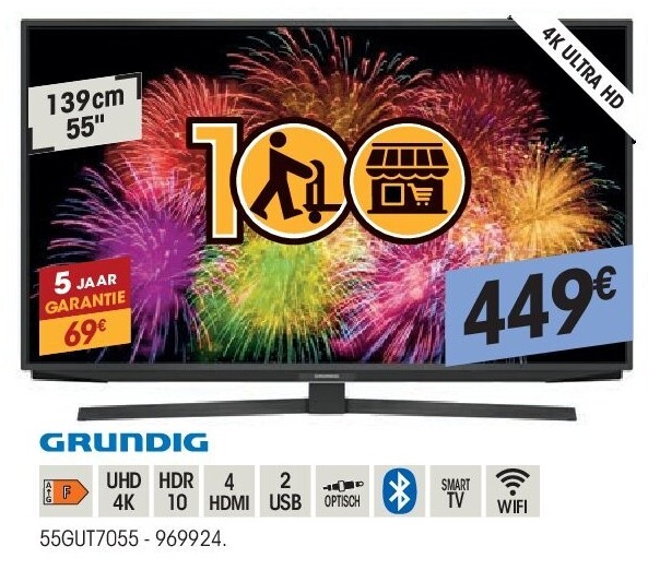 55" GRUNDIG 4K ULTRA HD LED TV