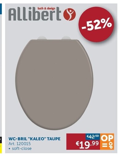 WC-BRIL "KALEO" TAUPE