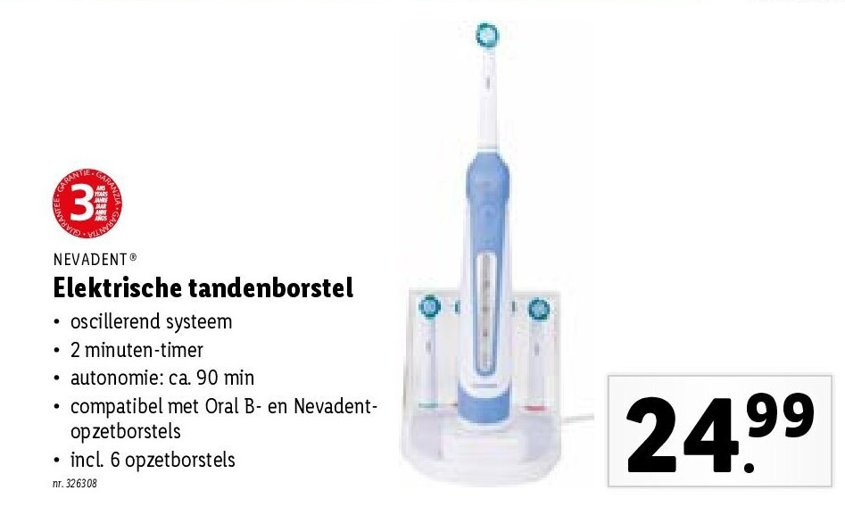 Elektrische tandenborstel