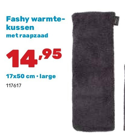 Fashy warmtekussen met raapzaad 17x50 cm • large