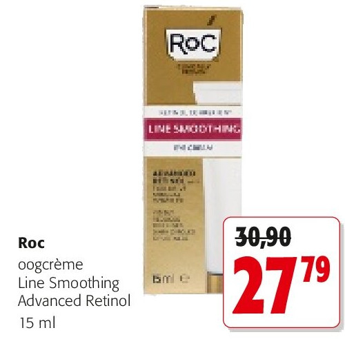 Roc oogcrème Line Smoothing Advanced Retinol 15 ml