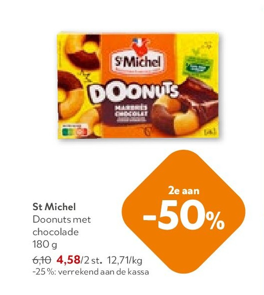 St Michel Doonuts met chocolade 180 g