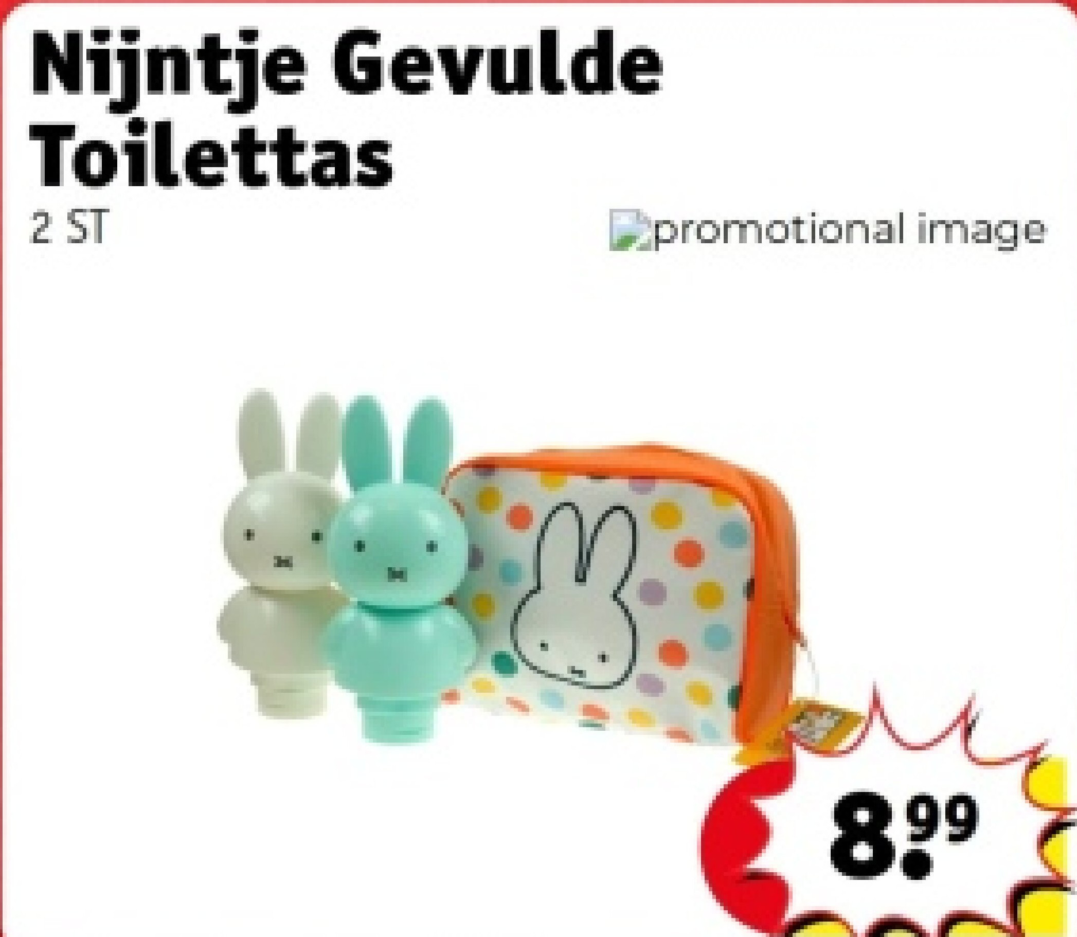 Nijntje Gevulde Toilettas