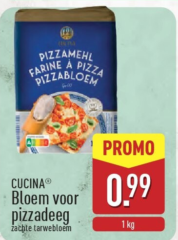 Bloem voor pizzadeeg
