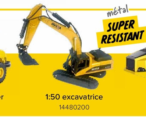 1:50 excavatrice