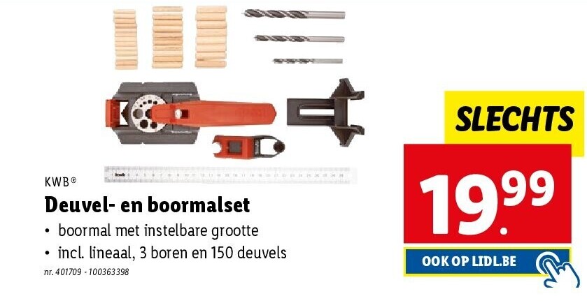 Deuvel- en boormalset