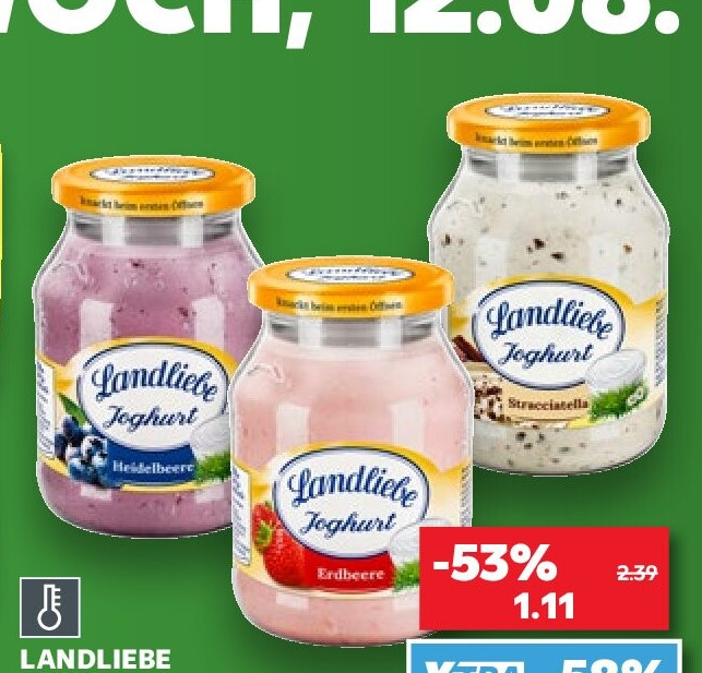 LANDLIEBE Joghurt, 500-g-Glas