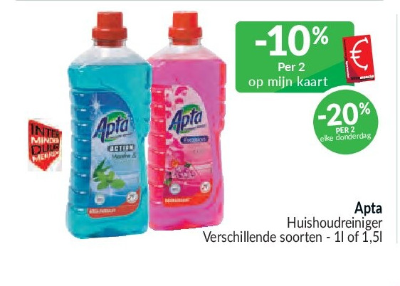 Apta Huishoudreiniger - 1l of 1,5l