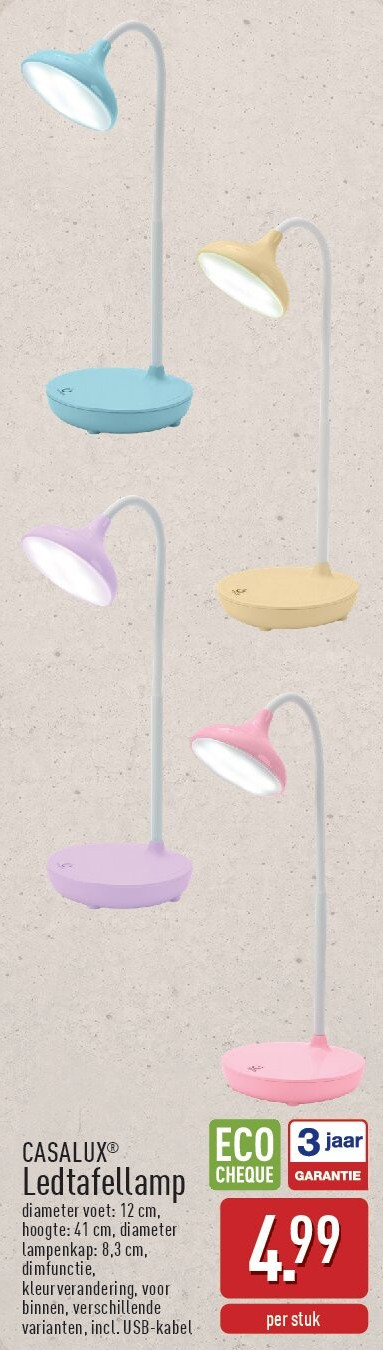 Ledtafellamp