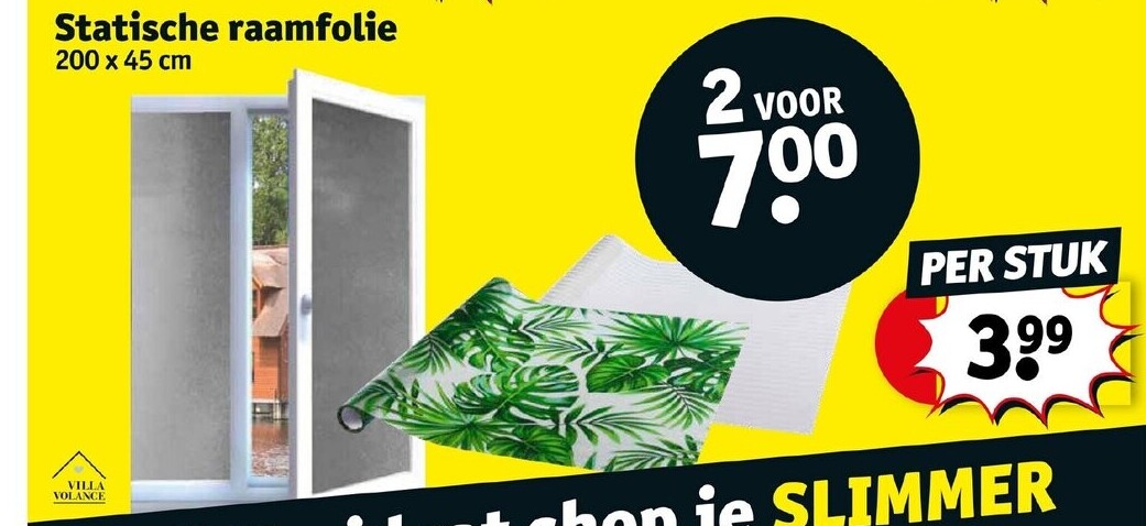 Statische raamfolie 200 x 45 cm