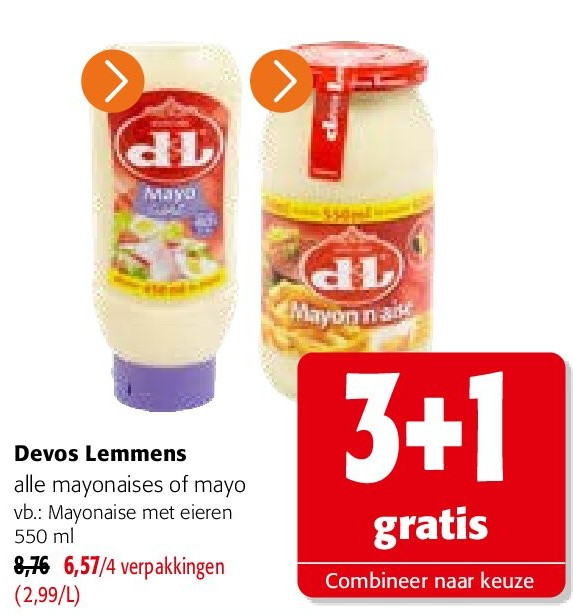 Devos Lemmens Mayonaise met eieren 550 ml
