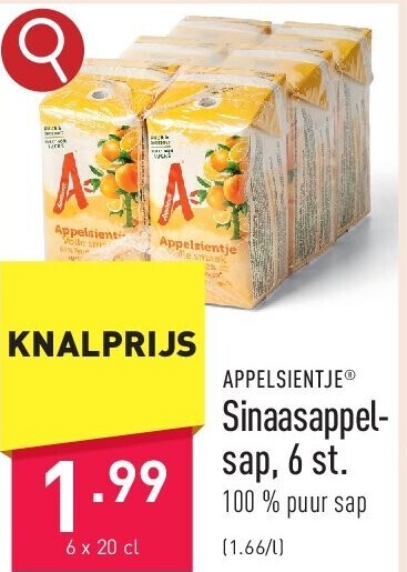 Sinaasappelsap, 6 st.