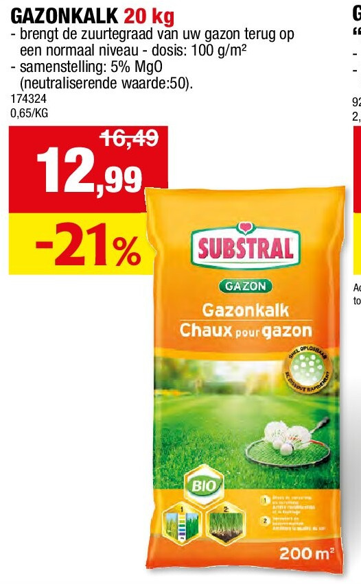 GAZONKALK 20 kg