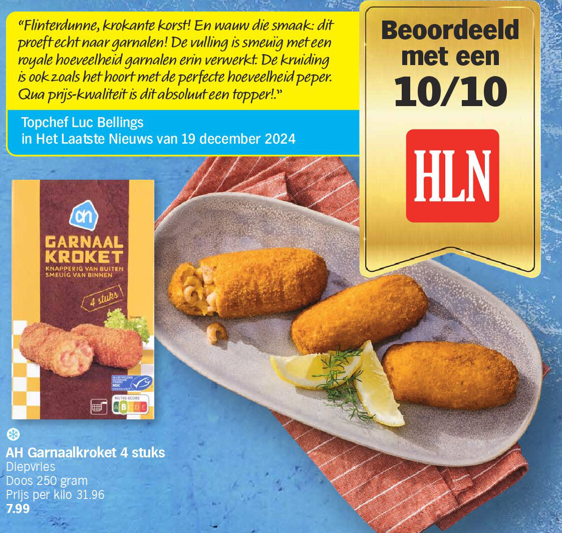 AH Garnaalkroket 4 stuks